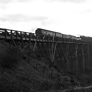 Penweathers Viaduct, near Truro, Cornwall. Before October 1926