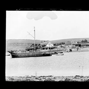 Percuil ferry landing, Gerrans, Cornwall. 1910