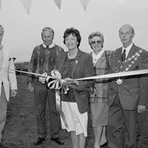 Playing Field Opening, Lanlivery, Cornwall. August 1993