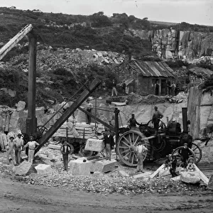 Polkanuggo Quarry, Stithians, Cornwall. 1903-1904