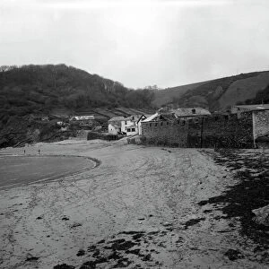 Polkerris, Tywardreath, Cornwall, 1971