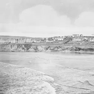 Polzeath beach from the south west, St Minver, Cornwall. Around 1930