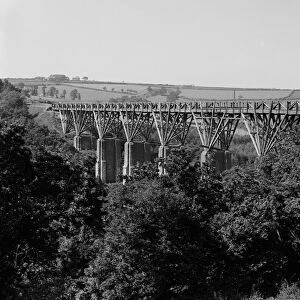 Ponsanooth Viaduct, Cornwall. 23rd July 1913