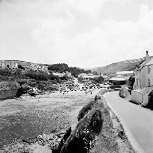 Port Gaverne, St Endellion, Cornwall. 1973