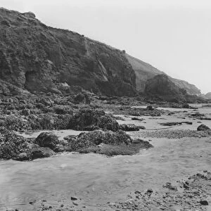 Porthluney beach, St Michael Caerhays, Cornwall. 1909