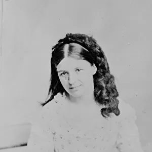 Portrait of Hannah Rowett, Polperro, Cornwall. Around 1860