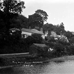 The Post Road, Helford, Cornwall. Early 1900s
