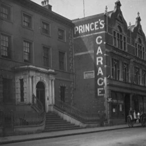 Princes House and Princes Garage, Princes Street, Truro, Cornwall. In or before 1934