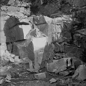 Quarry in Mabe or Constantine, Cornwall. 1903-1904