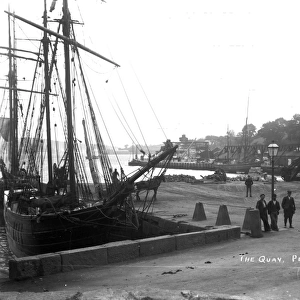 The Quay, Penryn, Cornwall. 1904