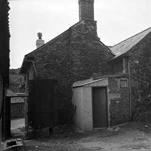 Rear view of Empacombe House, Mount Edgcumbe estate, Maker, Cornwall. 1962