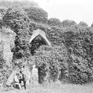 Restormel Castle, Lanlivery Parish, Cornwall. Early 1900s