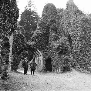 Restormel Castle, Lanlivery Parish, Cornwall. Around 1910