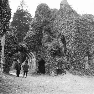 Restormel Castle, Lanlivery Parish, Cornwall. Around 1910