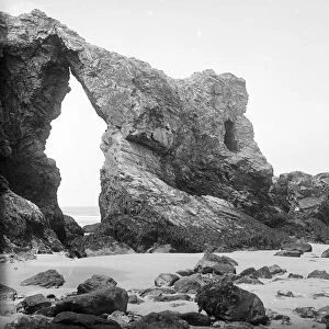 Retreat Rocks, Perran Bay, Perranporth, Perranzabuloe, Cornwall. 1901