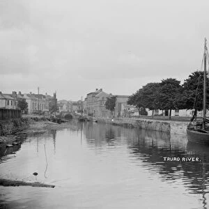 River Kenwyn, looking towards Lemon Bridge, Truro, Cornwall. 1910-1920