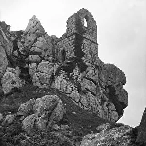 Roche Rock chapel from the southeast, Roche, Cornwall. 1905