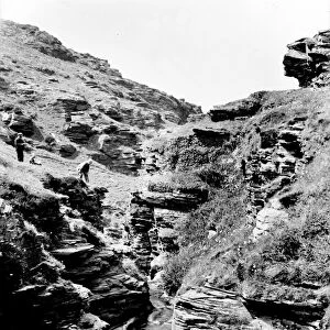 Rocky Valley, Tintagel, Cornwall. Early 1900s