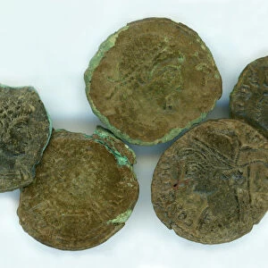 Roman Coins, St Columb Minor, Cornwall