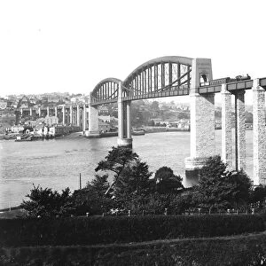 The Royal Albert Bridge, Saltash, Cornwall. After 1859
