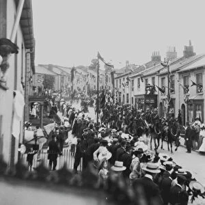 Royal Visit, Ferris Town, Truro, Cornwall. 15th July 1903