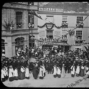 Royal Visit, High Cross, Truro, Cornwall. 15th July 1903