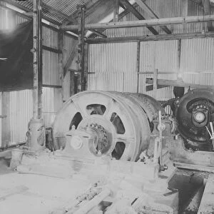 Sandycroft electric winding engine, Giew Mine, St Ives Consols, Cornwall. Around 1909