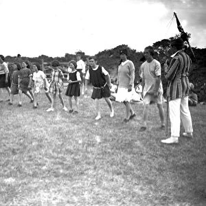 School Sports Day, Perranporth, Perranzabuloe, Cornwall. 1920s