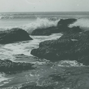 Sea picture, possibly off St Ives, Cornwall. Around 1925