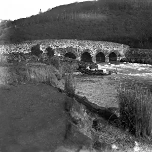 Sett Bridge, Ruan Lanihorne, Cornwall. Probably 1910s