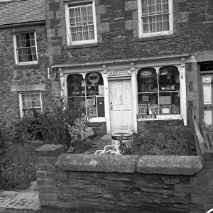 Shop and post office, Denas Water, Tresillian, Cornwall. 1975