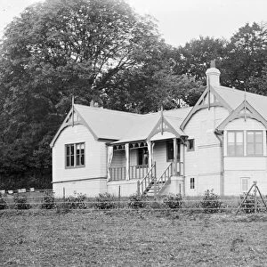 Sir Robert Harveys bungalow at Trenowth (near Grampound Road) in the parish of Probus, Cornwall. 17th June 1904