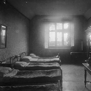 Sleeping quarters for the members of the First World War Womens Land Army at Tregavethan Farm, Truro, Cornwall. 1917