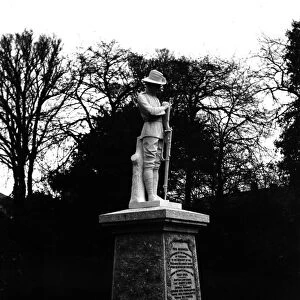 South African war memorial, Penlee Gardens, Penzance, Cornwall. Early 1900s