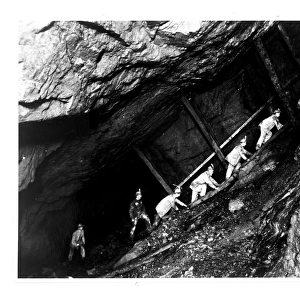 South Condurrow Mine, Camborne, Cornwall. Around 1900