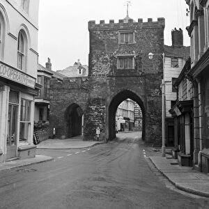 South Gate, Southgate Street, Launceston, Cornwall. 1958