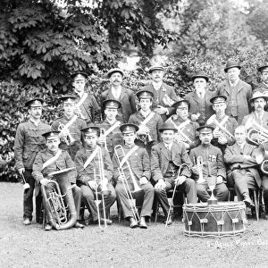 St Agnes Brass Band, Cornwall. Early 1900s