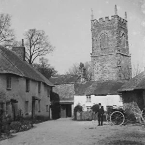St Clement Churchtown, Cornwall. Early 1900s