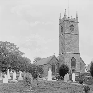 St Crewennas Church, Crowan, Cornwall. Probably around 1900