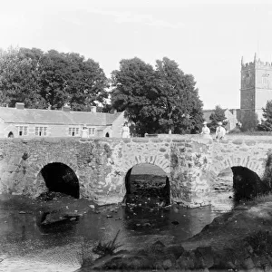 St Erth bridge, Cornwall. Early 1900s