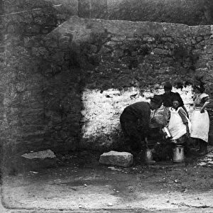 St Ias Well, St Ives, Cornwall. Early 1900s