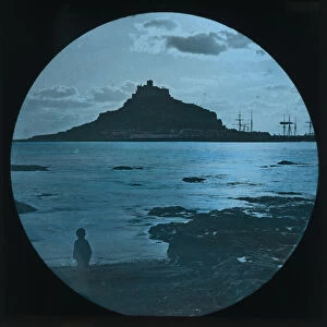St Michaels Mount, Mounts Bay, Cornwall. Undated, probably late 1800s