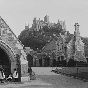 St Michaels Mount, Mounts Bay, Cornwall. 1895