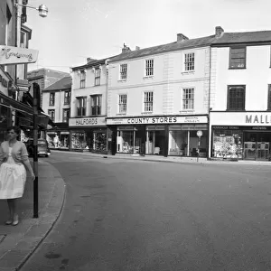 St Nicholas Street and Victoria Square, Truro, Cornwall. 1960