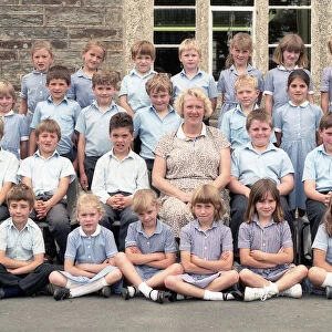 St Winnow Church of England Primary School, Lostwithiel, Cornwall. June 1991
