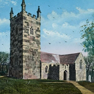 St Wynwallow Church, Church Cove, Landewednack, Cornwall. 1880s