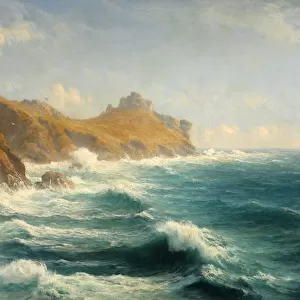 A Summers Day, Gurnards Head, Cornwall, David James (1853-1904)