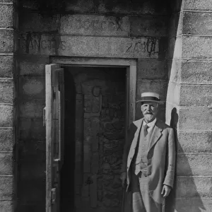 T. F. G. Dexter at St Pirans Oratory, Perranzabuloe, Cornwall. 13th September 1920