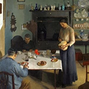 The Tea Table, Harold Harvey (1874-1941)