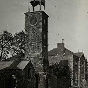 Town Clock, Fore Street, Tregony, Cornwall. Around 1925